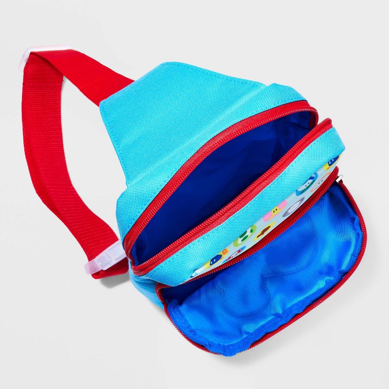 Kids&#39; Super Mario Crossbody Bag Sling Pack - Blue, 3 of 5