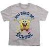 SpongeBob 100 Days of School Jump Kids T Shirt for Youth Boys and Girls, Athletic Heather - 2 of 4