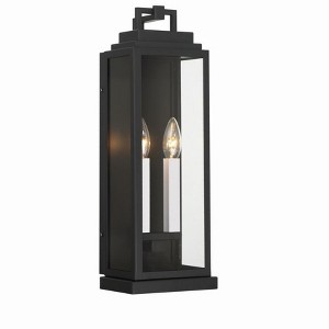 Crystorama Lighting Aspen 2 - Light Sconce in  Matte Black - 1 of 4