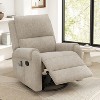 Christopher Knight Home Elmsford Modern Swivel Rocking Chenile Upholstered Massage Recliner Chair - 2 of 4