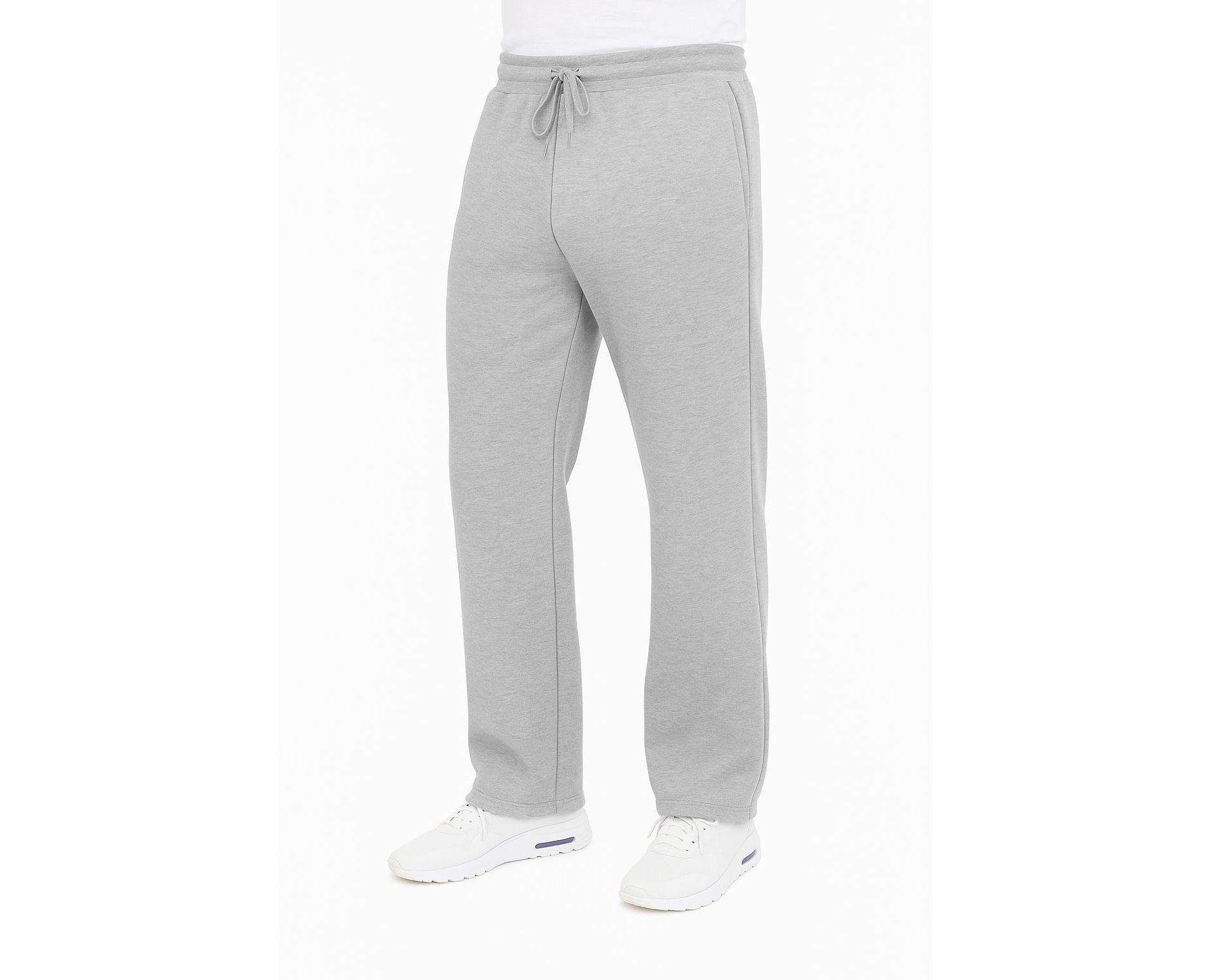 Blue Ice Men's Classic Heavyweight Fleece Sweatpants with Open Bottom