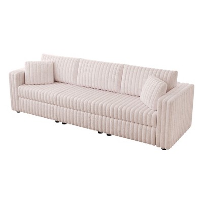 NicBex 106.3 Inch Modern 2-Seater Sofa with 2 Pillows for Living Room,Apartment,Office