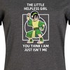 Women's Avatar: The Last Airbender Toph Graphic T-shirt Dress - Heather Charcoal - 4X - 2 of 4