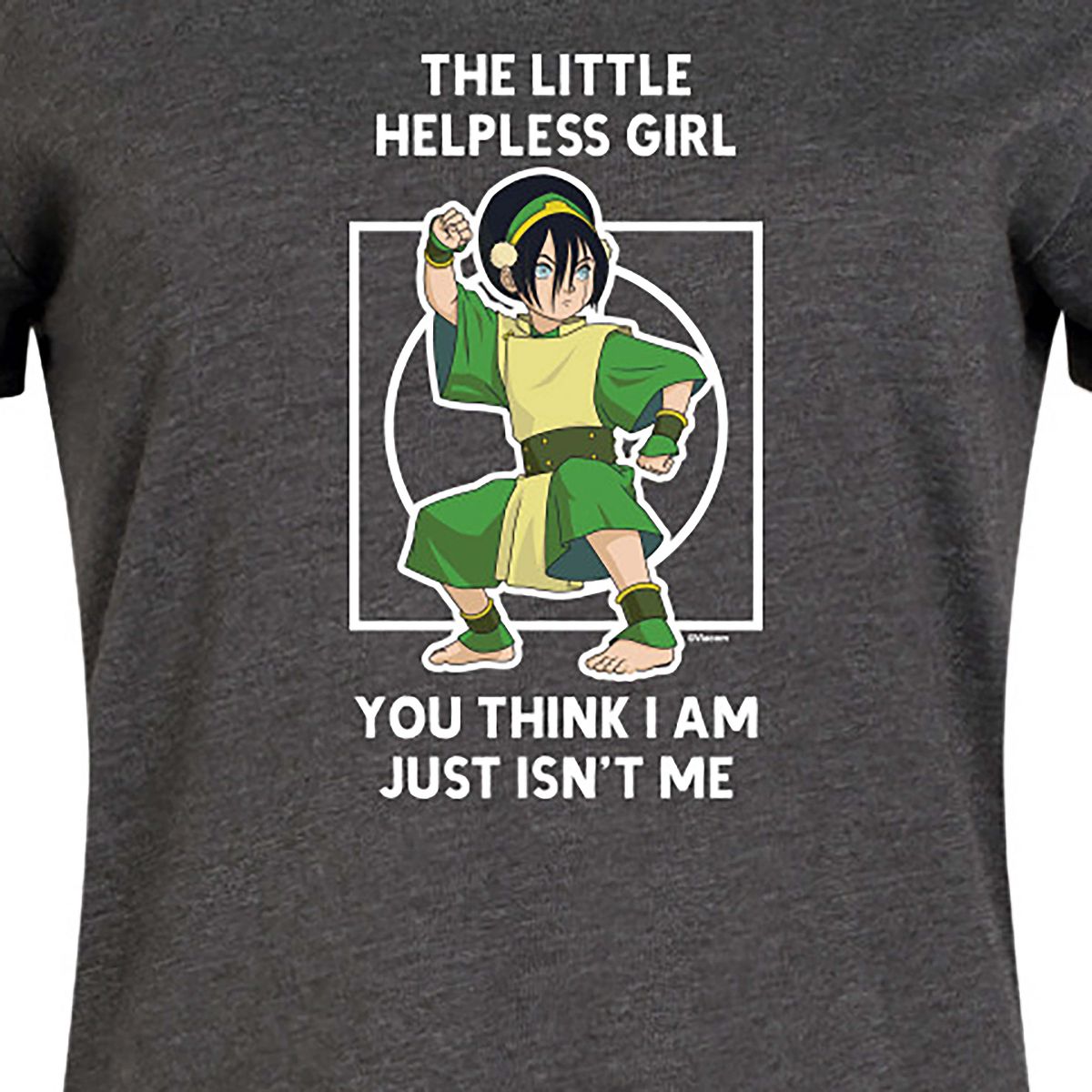 Women's - Avatar - The Last Airbender - Toph Graphic T-shirt Dress - thumbnail 8