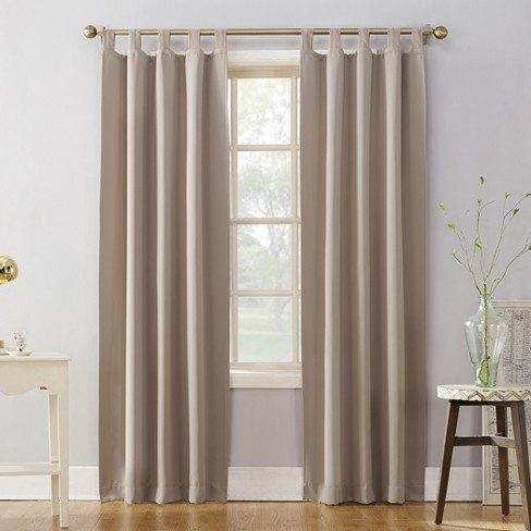 40 X84 Kenneth Blackout Tab Top Curtain Panel Stone Sun Zero