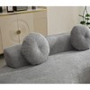 NicBex Couches for Living Room Cloud Couch 105.5'' Curved Sofa Modern Minimalist Corduroy Upholstered 3-4 Seater Sofa Couch with 2 Pillows - 2 of 4