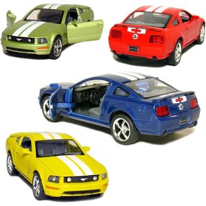 KiNSMART - 2006 Ford Mustang GT 1:38 Scale 5" Die Cast Metal Model Toy Car (4Set Race) - 1 of 1