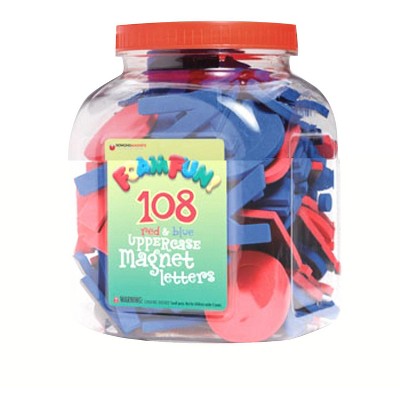 Dowling Miner Foam Fun 112 Magnetic Letters, Uppercase, set of 112