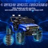 12V Kids Electric Ride-On Truck with Remote, Spring Suspension, LED Lights, Music & Battery Display, Dual 30W Motors - 3 of 4