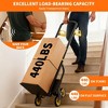 Stair Climbing Hand Truck, Heavy Duty Folding Dolly Cart with 6 Wheels, 440Lbs Capacity, Moving Dolly - 2 of 4