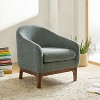 Kiian Boucle Armchair Chair with solid wood legs| HULALA HOME - 3 of 4