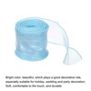 Unique Bargains Gift Wrapping Wide Sheer Wired Pastel Shimmer Iridescent Chiffon Ribbons 1 Pc - 3 of 4