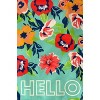 Briarwood Lane House Flag 40x28 For Outdoor Hello Floral Spring Burlap For Spring House Flag - 3 of 4