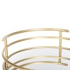 Ida 2 Tier Bar Cart - BCT2500A - Gold/Mirror - Safavieh - 4 of 4