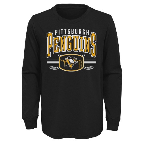 NHL Pittsburgh Penguins Men's Medium Lightweight Tee Long Sleeve Graphic T  Shirt