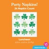 Big Dot of Happiness Shamrock St. Patrick’s Day Napkins, Saint Paddy’s Day Party Decor, White 3-Ply Paper Luncheon Dinner Napkins - 24 Count - 4 of 4
