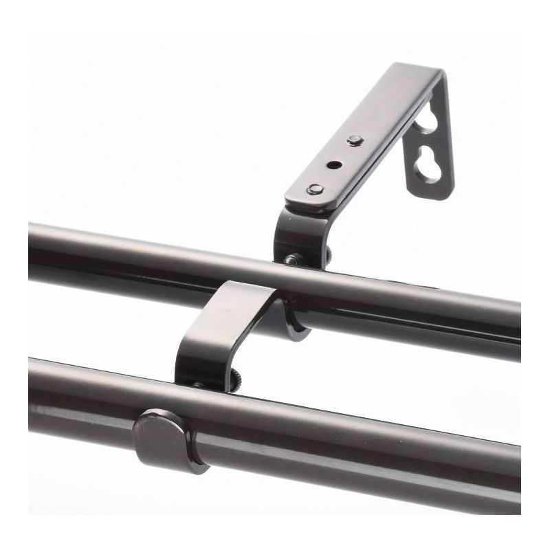 Ball Drapery Double Rod Set Oil Rubbed Bronze - Lumi Home Furnishings, 5 of 7