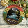 American Samoa National Park Retro Style Ornament, Tutuila Tourist Attraction and Gift| OrnamentallyYou - 4 of 4