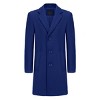 Men's Tailored Wool Blend Notch Collar Wool Blend Walker Car Coat Jacket - 4 of 4