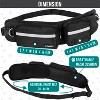 PetAmi Hands Free Dog Leash, Running Belt Bag for Walking Jogging, Waist Double Zipper Pouch with Waste Bag Dispenser - 2 of 4