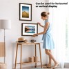 Americanflat 12x16 Picture Frame in Walnut - Displays 8x12 With Mat and 12x16 Without Mat - Composite Wood with Shatter Resistant Glass - 4 of 4