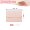 Unique Bargains Earrings Bracelets Velvet Pouches Snap Button Portable Jewelry Storage Bag 8 Pcs - 2 of 4