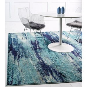 Unique Loom Jardin Lilly Abstract Indoor Woven Area Rug - 1 of 4