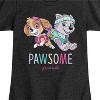 Girls' - Paw Patrol - Skye and Everest Pawsome Friends Fitted Short Sleeve Graphic T-Shirt - 2 of 4