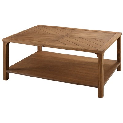 target wood coffee table