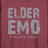Women's - Instant Message - Elder Emo Never A Phase Lightweight French Terry Wide Neck Long Sleeve Shirt - 2 of 4