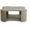DOMETOUR Modern Coffee Table with Walnut MDF Top and Natural Oak Legs For Living Room - 3 of 4