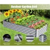 Land Guard Galvanized Raised Garden Bed Kit, Outdoor Metal Raised Garden Beds, Galvanized Planter Raised Garden Boxes For Vegetables - image 4 of 4