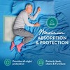 Inspire Underpads Super and Ultra Absorbent Disposable Bed Pads, 36" X 36", Pack of 50 with Adhesive - 2 of 4