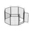 LAOTIES 39" Heavy Duty Metal Dog Playpen with Door,8 Panel Indoor Outdoor Pet Exercise Fence,Foldable Puppy Pen with Rust Resistant Coating - 2 of 4
