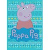 Girl's Peppa Pig Distressed Christmas Sweater T-Shirt - 2 of 4