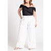 ELOQUII Women's Plus Size Off The Shoulder Cowl Neck Blouse - 4 of 4