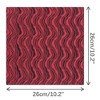 INSPIRE CHIC Men's Curl Waves Embroidery Textured Pocket Square - 2 of 4
