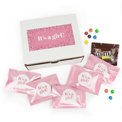 .com : It's a Girl Baby Shower Candy Favors Personalized M&M Fun Size  Bags (24 Pack) - Pink Foil - Fully Assembled Bulk Candy (3x4 in) Favor for  Guests : Grocery & Gourmet Food