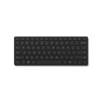 Microsoft Designer Compact Keyboard Matte Black - Bluetooth 5.0 Connectivity - 2.40 GHz Operating Frequency - Dedicated Emoji Key