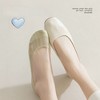 Anna-Kaci 5 Pairs Women No Show Mesh Panel Socks Low Cut Stretch Cotton Liner Non-Slip Design for Ballet Flats and Loafers - 2 of 4
