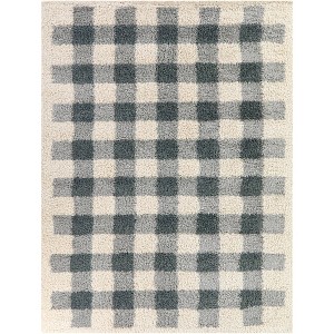 Balta Rugs Plaid Plush Shag Area Rug - 1 of 4