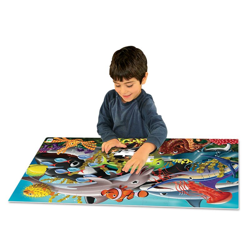 The Learning Journey Puzzle Doubles! Glow in the Dark! Sea Life (100 pieces), 4 of 6