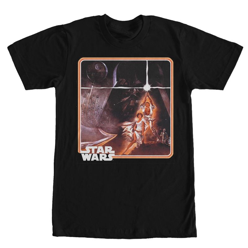 Men's Star Wars Vintage Hero Frame T-Shirt, 1 of 5
