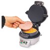 Hamilton Beach Breakfast Sandwich Maker with Egg Cooker Ring, Customize  Ingredients, Coral, 25483