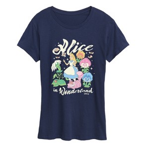 Women's - Disney - Alice In Wonderland Short Sleeve Graphic T-Shirt - 1 of 4