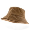 Alilang Corduroy Bucket Hat with Classic Design for a Stylish Casual Look - 2 of 4