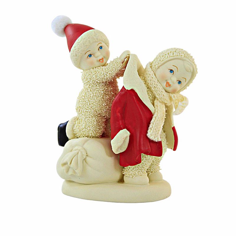 Snowbabies 5.0 Inch You Be Santa Toy Bag Christmas Dept 56 Figurines, 1 of 4