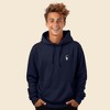 Dalix Astronaut Embroidered Fleece Zip Hoodie Cold Fall Winter Mens - 2 of 4