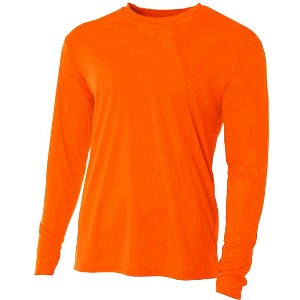 Hardcore mens long-sleeve UV sun protection T-shirt | Light weight loose fitting quick-dry rash guard water shirt for swimming - 1 of 4