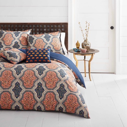 Rhea Comforter Set Orange Azalea Skye Target